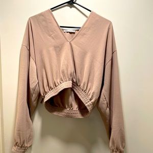 Lightweight hooded sporty Zara top